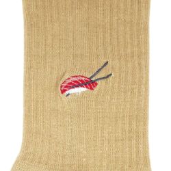 EVISEN SOCKS エビセン ソックス 靴下 SUSHI BEIGE スケートボード スケボー 4