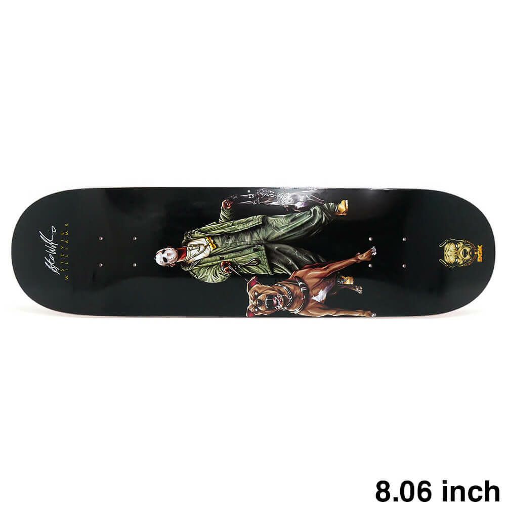 DGK DECK ディージーケー デッキ STEVIE WILLIAMS CANINE 8.06 スケートボード スケボー