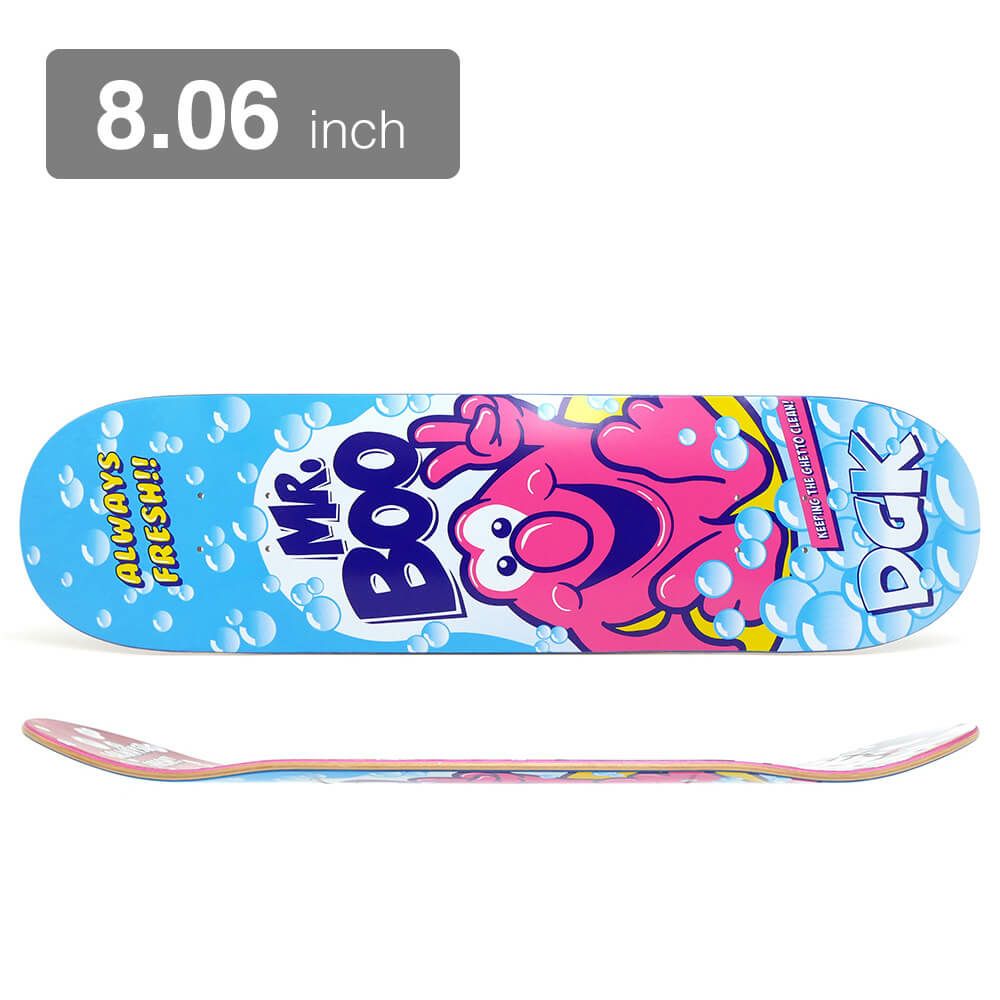 DGK DECK ディージーケー デッキ BOO JOHNSON MR BOO 8.06 スケートボード スケボー