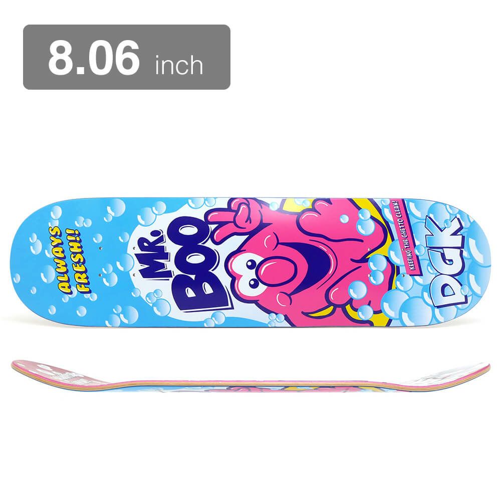 DGK DECK ディージーケー デッキ BOO JOHNSON MR BOO 8.06 スケートボード スケボー
