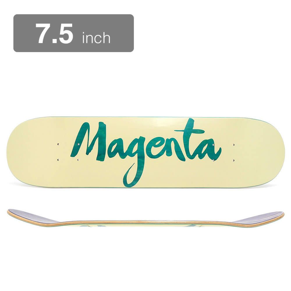 MAGENTA DECK マゼンタ デッキ TEAM BIG BRUSH EMERALD STAIN 7.5 スケートボード スケボー