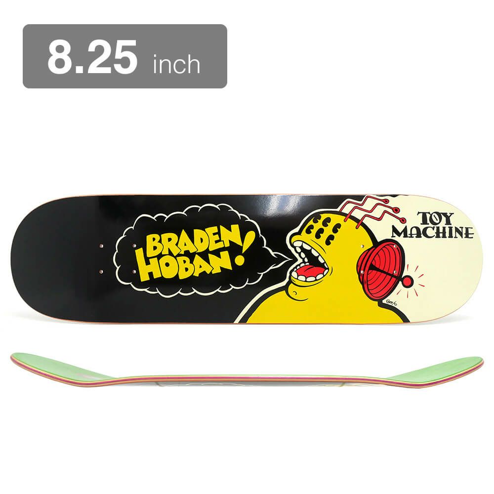 TOY MACHINE DECK トイマシーン デッキ BRADEN HOBAN TOONS 8.25 スケートボード スケボー