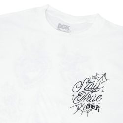 DGK T-SHIRT ディージーケー Tシャツ STAY TRUE WHITE スケートボード スケボー 2