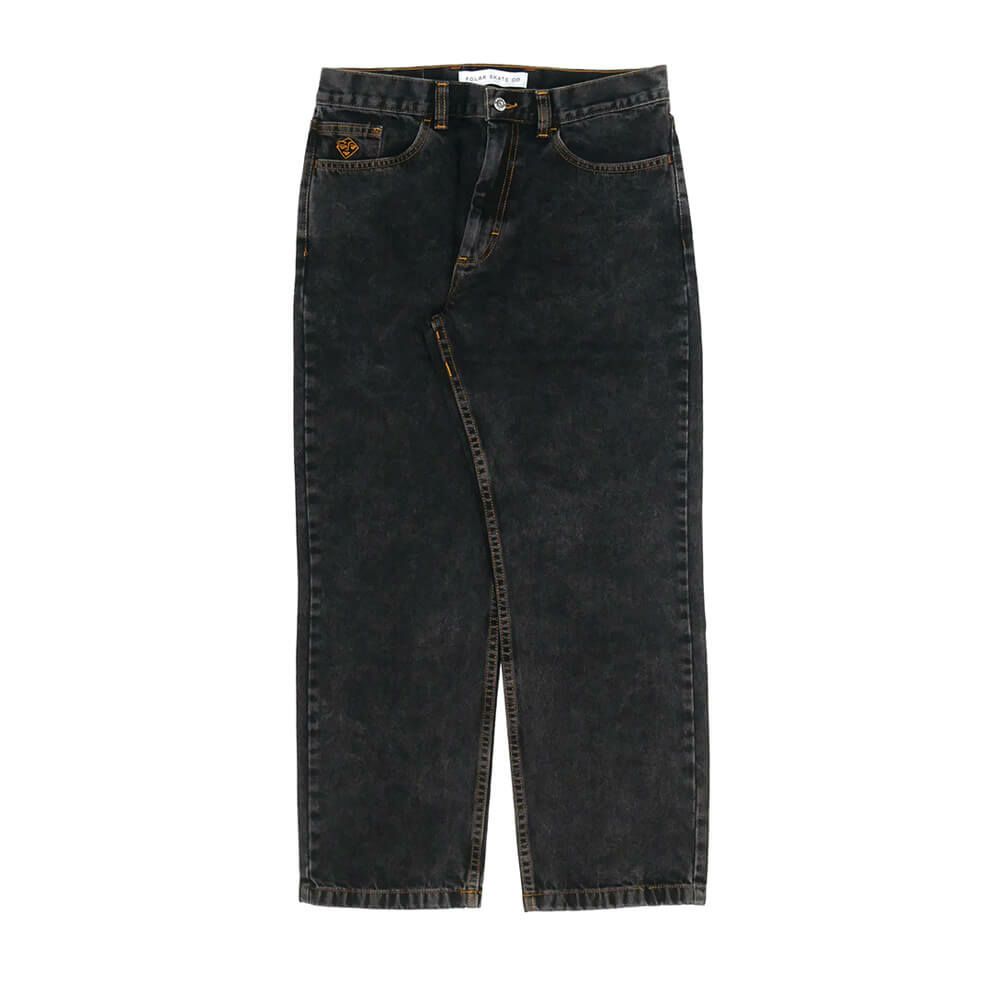  POLAR JEANS ポーラー パンツ ジーンズ 89! DENIM WASHED BLACK スケートボード スケボー 