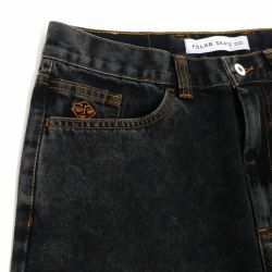  POLAR JEANS ポーラー パンツ ジーンズ 89! DENIM WASHED BLACK スケートボード スケボー 1