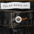  POLAR JEANS ポーラー パンツ ジーンズ 89! DENIM WASHED BLACK スケートボード スケボー 2