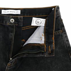  POLAR JEANS ポーラー パンツ ジーンズ 89! DENIM WASHED BLACK スケートボード スケボー 3