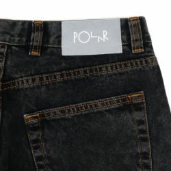  POLAR JEANS ポーラー パンツ ジーンズ 89! DENIM WASHED BLACK スケートボード スケボー 4