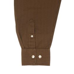 POLAR LONG SLEEVE ポーラー 長袖シャツ BEN POPLIN LS SHIRTS BROWN スケートボード スケボー 3