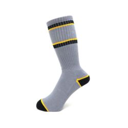 ANTIHERO SOCKS アンチヒーロー ソックス 靴下 BASIC PIGEON EMB GREY/BLACK/YELLOW スケートボード スケボー 1