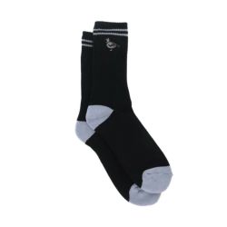 ANTIHERO SOCKS アンチヒーロー ソックス 靴下 BASIC PIGEON EMB BLACK/GREY スケートボード スケボー 3