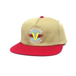  VENTURE CAP ベンチャー キャップ WINGS SNAPBACK TAN/RED スケートボード スケボー 