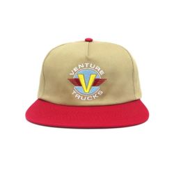  VENTURE CAP ベンチャー キャップ WINGS SNAPBACK TAN/RED スケートボード スケボー 1