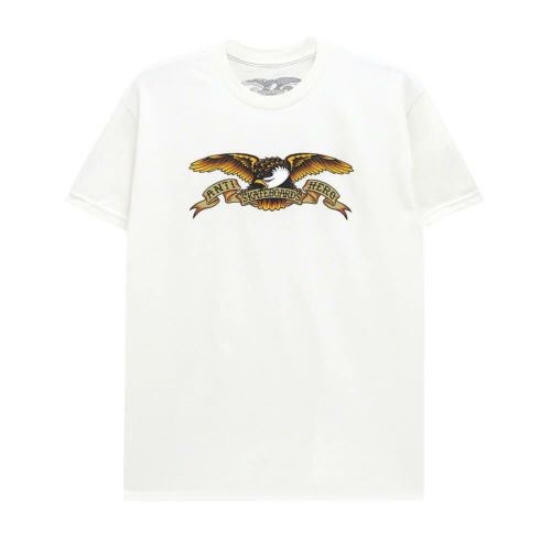 ANTIHERO T-SHIRT アンチヒーロー Tシャツ EAGLE WHITE/BLACK スケートボード スケボー 