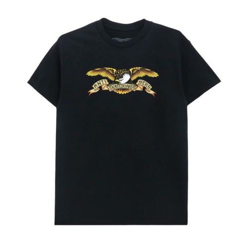 ANTIHERO T-SHIRT アンチヒーロー Tシャツ EAGLE BLACK/BLACK スケートボード スケボー 