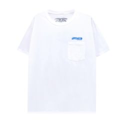 ANTIHERO T-SHIRT アンチヒーロー Tシャツ SLING SHOT 2 POCKET WHITE/BLUE スケートボード スケボー 1