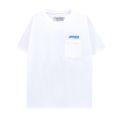 ANTIHERO T-SHIRT アンチヒーロー Tシャツ SLING SHOT 2 POCKET WHITE/BLUE スケートボード スケボー 1