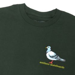 ANTIHERO LONG SLEEVE アンチヒーロー ロングスリーブTシャツ LIL PIGEON FOREST GREEN スケートボード スケボー 1