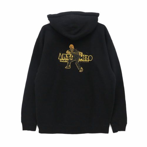 ANTIHERO HOOD アンチヒーロー パーカー SLING SHOT 2 BLACK/GOLD