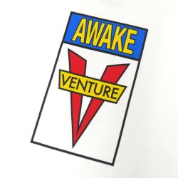 VENTURE T-SHIRT ベンチャー Tシャツ AWAKE WHITE/BLUE スケートボード スケボー 1