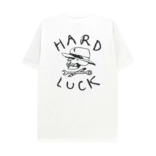 HARD LUCK T-SHIRT ハードラック Tシャツ OG LOGO WHITE スケートボード スケボー 