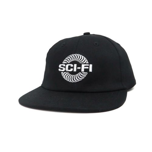 SPITFIRE CAP スピットファイヤー キャップ SF SCI-FI CLASSIC SNAPBACK BLACK スケートボード スケボー 