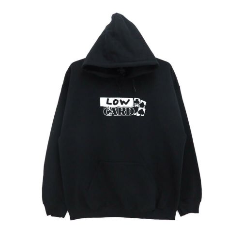 LOWCARD HOOD ローカード パーカー SCRATCHER BLACK スケートボード