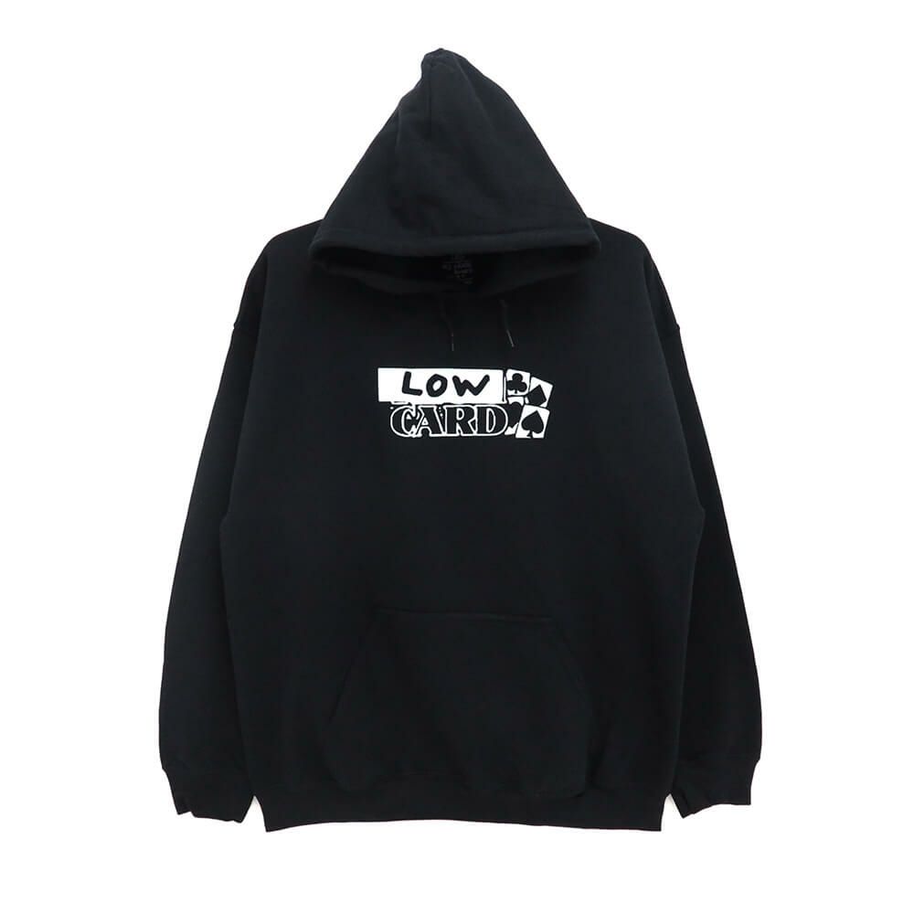 LOWCARD HOOD ローカード パーカー SCRATCHER BLACK スケートボード スケボー 