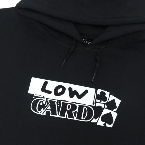 LOWCARD HOOD ローカード パーカー SCRATCHER BLACK スケートボード