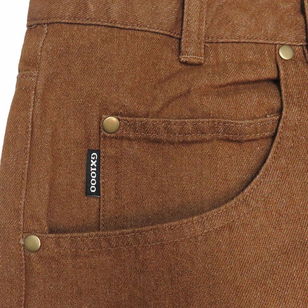 GX1000 JEANS ジーエックス1000 パンツ ジーンズ BAGGY PANT BROWN スケートボード スケボー 8