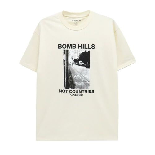 GX1000 T-SHIRT ジーエックス1000 Tシャツ BOMB HILLS NOT COUNTRIES