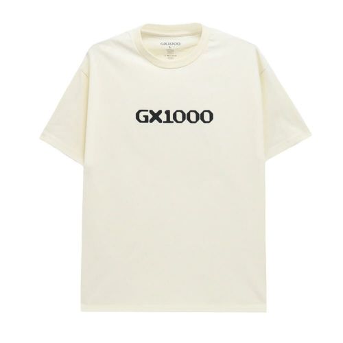  GX1000 T-SHIRT ジーエックス1000 Tシャツ OG LOGO CREAM スケートボード スケボー 