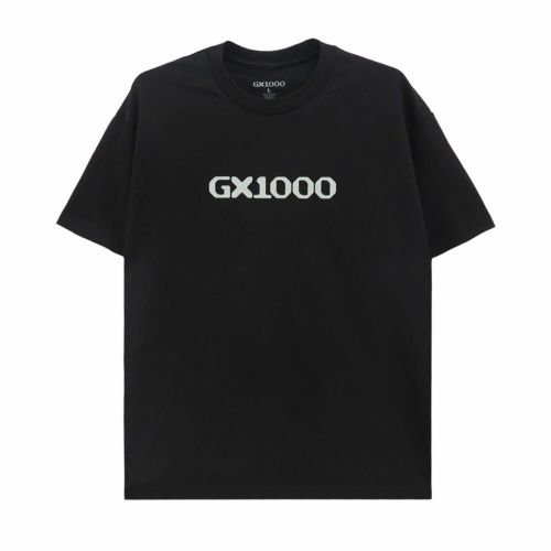 GX1000 T-SHIRT ジーエックス1000 Tシャツ OG LOGO BLACK/GREY スケートボード スケボー 