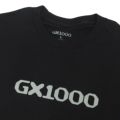 GX1000 T-SHIRT ジーエックス1000 Tシャツ OG LOGO BLACK/GREY スケートボード スケボー 1