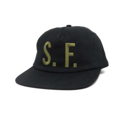 GX1000 CAP ジーエックス1000 キャップ SF SNAPBACK BLACK スケートボード スケボー 