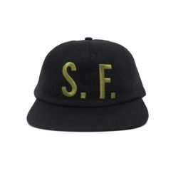 GX1000 CAP ジーエックス1000 キャップ SF SNAPBACK BLACK スケートボード スケボー 1