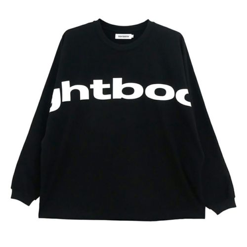  TIGHTBOOTH（TBPR） LONG SLEEVE タイトブース ロングスリーブTシャツ BIG LOGO BLACK スケートボード スケボー 