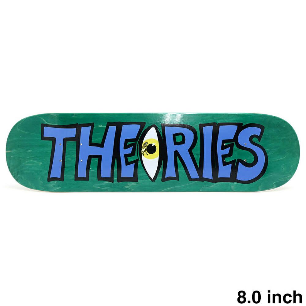 THEORIES DECK セオリーズ デッキ TEAM THAT’S LIFE EMERALD STAIN 8.0 スケートボード スケボー
