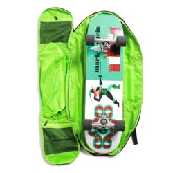 ESCAPO.TOKYO SKATE BAG エスカポ スケートボードバッグ E18-BKLG BLACK/LIGHT GREEN スケートボード スケボー 4