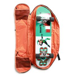 ESCAPO.TOKYO SKATE BAG エスカポ スケートボードバッグ E17-BKLO BLACK/LIGHT ORANGE スケートボード スケボー 4