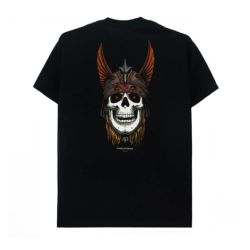 POWELL PERALTA T-SHIRT パウエルペラルタ Tシャツ ANDY ANDERSON SKULL BLACK スケートボード スケボー 