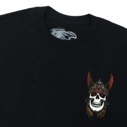 POWELL PERALTA T-SHIRT パウエルペラルタ Tシャツ ANDY ANDERSON SKULL BLACK スケートボード スケボー 2