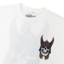 POWELL PERALTA T-SHIRT パウエルペラルタ Tシャツ ANDY ANDERSON SKULL WHITE スケートボード スケボー 2