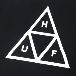 HUF LONG SLEEVE ハフ ロングスリーブTシャツ HUF SET TT BLACK スケートボード スケボー 3