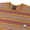 HUF T-SHIRT ハフ Tシャツ VERNON RELAXED KNIT CARAMEL スケートボード スケボー 1
