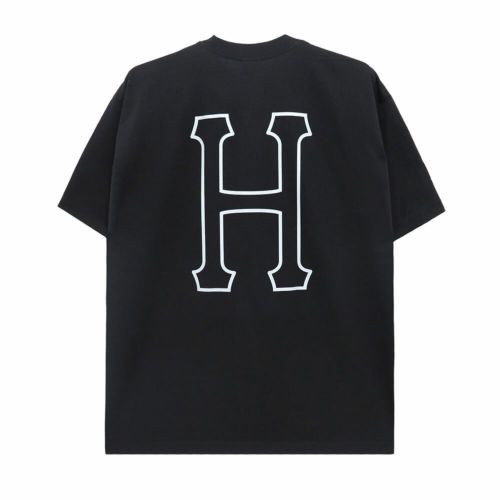 HUF T-SHIRT ハフ Tシャツ HUF SET H BLACK スケートボード スケボー 