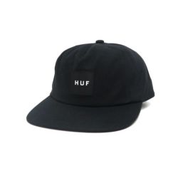 HUF CAP ハフ キャップ HUF SET BOX SNAPBACK BLACK スケートボード スケボー 