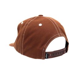 HUF CAP ハフ キャップ HUF SET TT SNAPBACK LIGHT BROWN/WHITE スケートボード スケボー 2