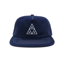 HUF CAP ハフ キャップ HUF SET TT SNAPBACK NAVY/WHITE スケートボード スケボー 1