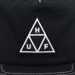 HUF CAP ハフ キャップ HUF SET TT SNAPBACK BLACK/WHITE スケートボード スケボー 4